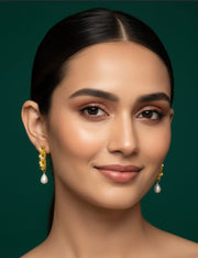 Golden Drop Earrings