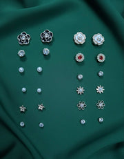 Multiple Design Combo Pack Of 12 Mini Studs