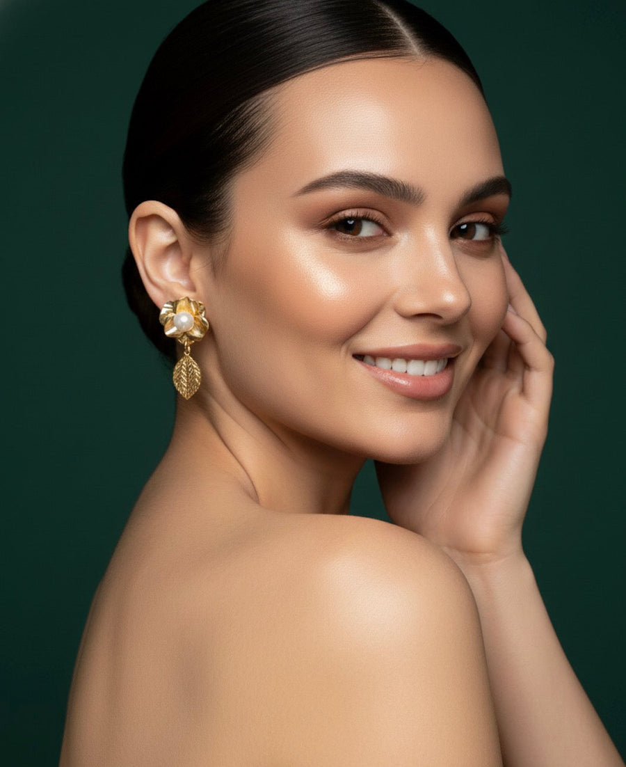 Women Gold Plated Earing