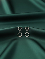 Silver Plated Fancy Circular Earrings