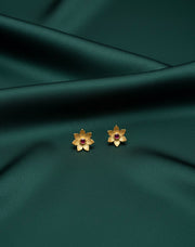 Golden Mini Flower Studs