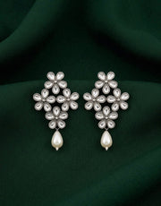 Silver Plated Drop Earrings