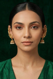 Gold Plated South Indian Style Ear Cuff