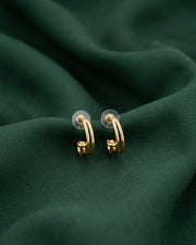 Gold Plated Koren Style Mini Hoops