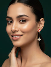 Gold Plated Tessals Earrings