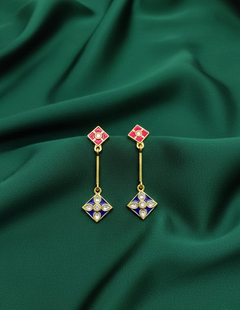 Gold Plated Tessals Earrings