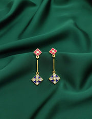 Gold Plated Tessals Earrings