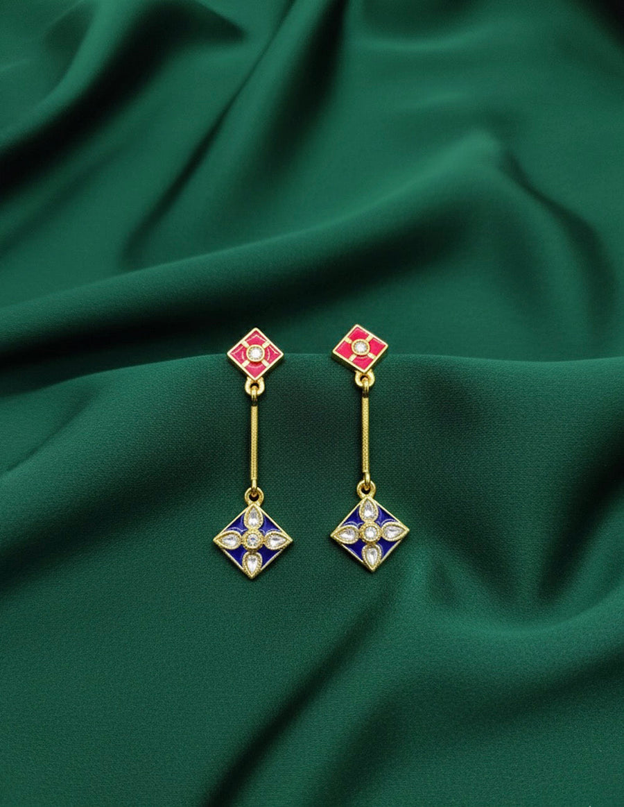 Gold Plated Tessals Earrings
