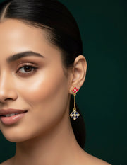 Gold Plated Tessals Earrings