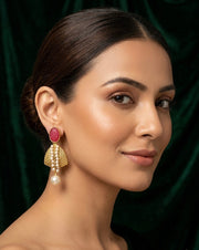 Gold Plated Fancy Earrings