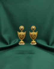 Gold Plated Treditional Fancy Earrings
