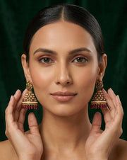 Brass Plated Indo-Western Jhumka