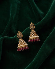 Brass Plated Indo-Western Jhumka