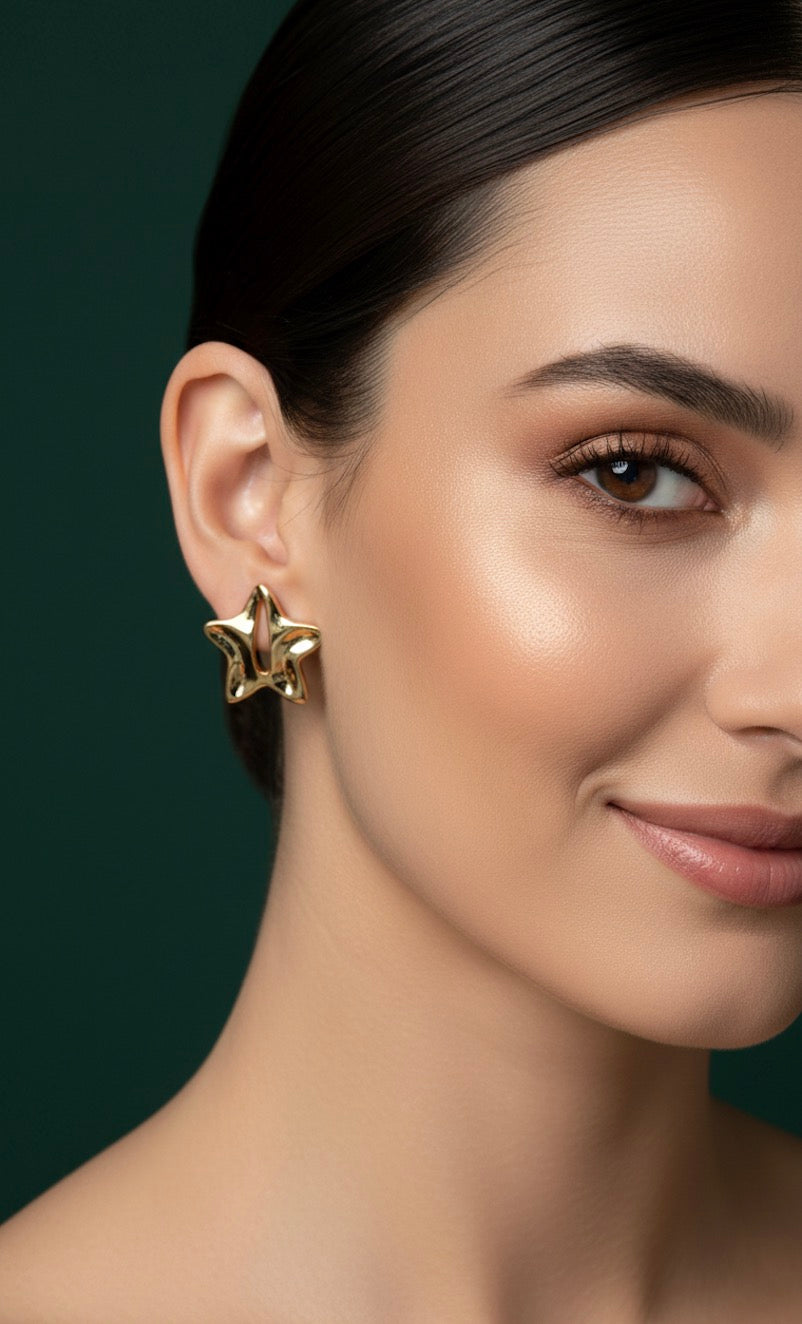 Fancy Star Shaped Studs