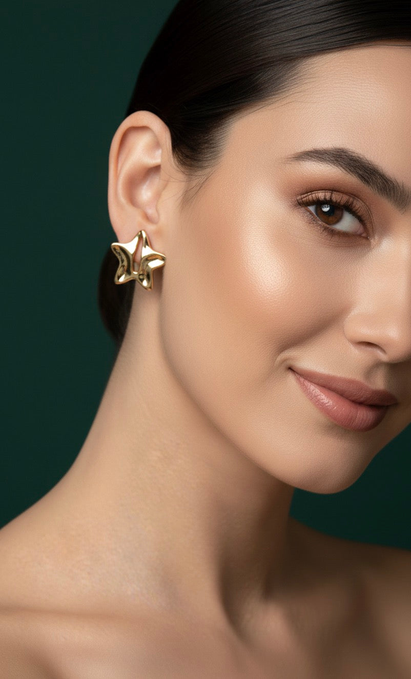 Fancy Star Shaped Studs