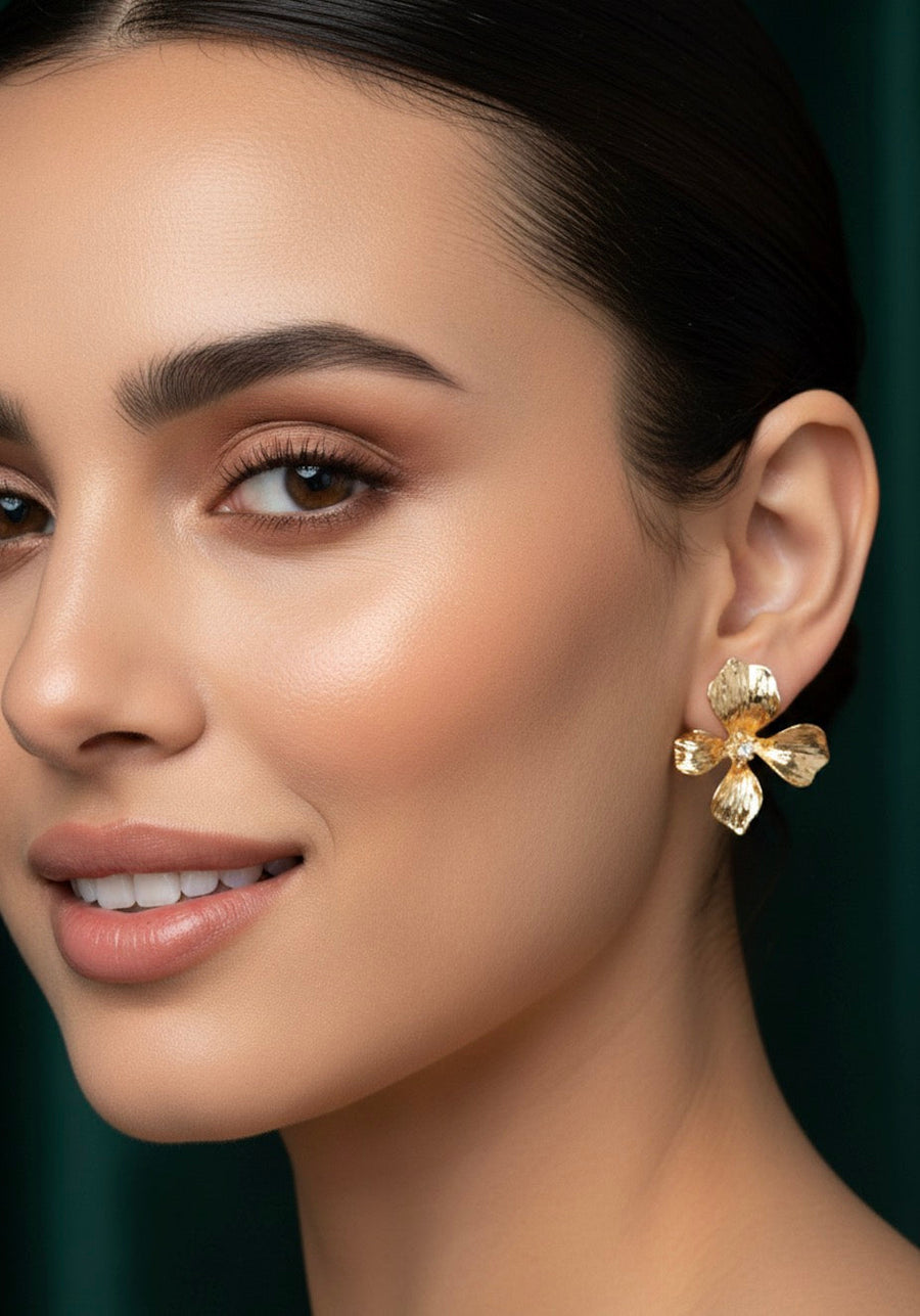 Fancy Stylish Flower Studs