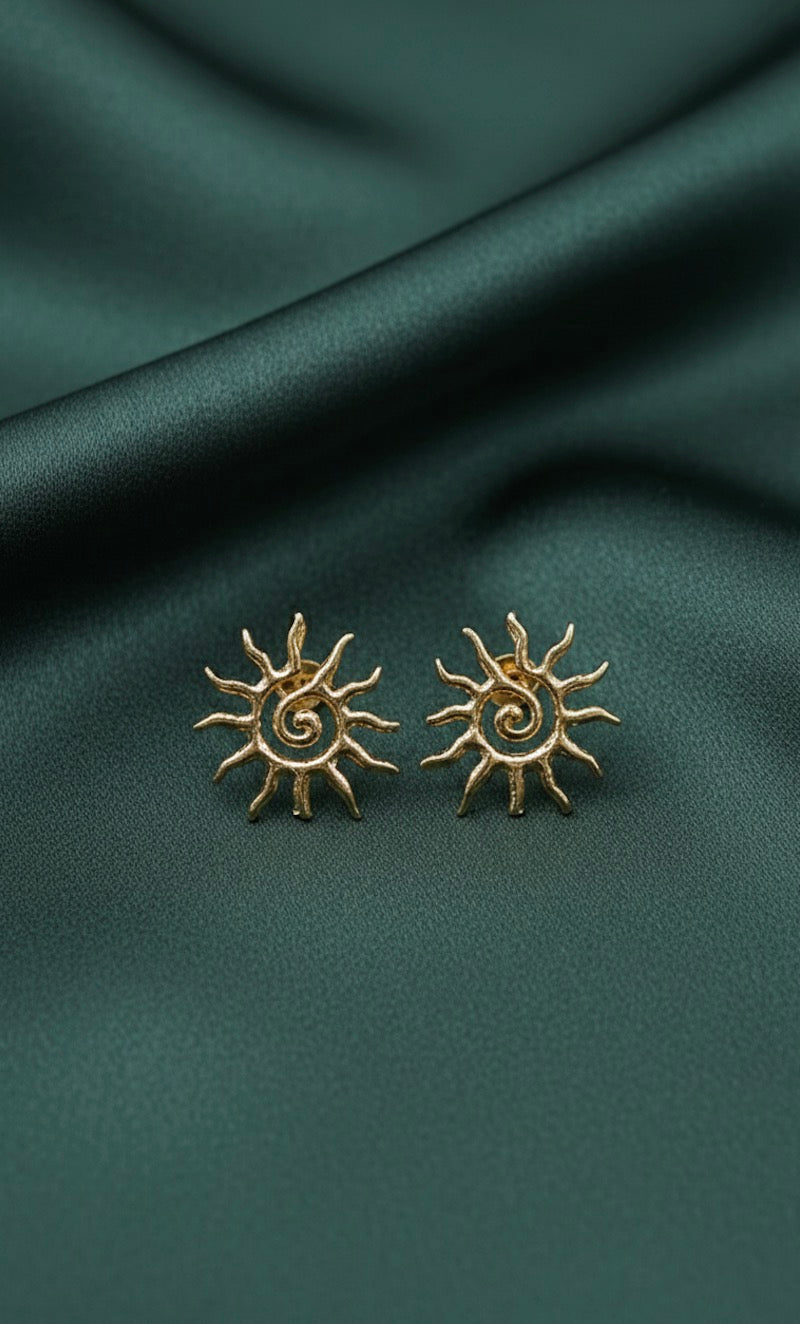 Beautiful Sun Shaped Studs