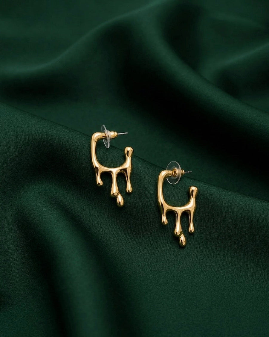 Gold Plated Koren Style Earrings