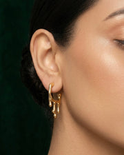 Gold Plated Koren Style Earrings