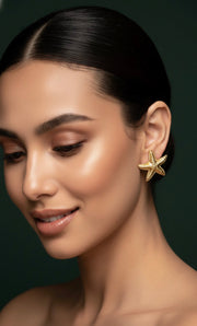 Trendy Design Sea Star Studs