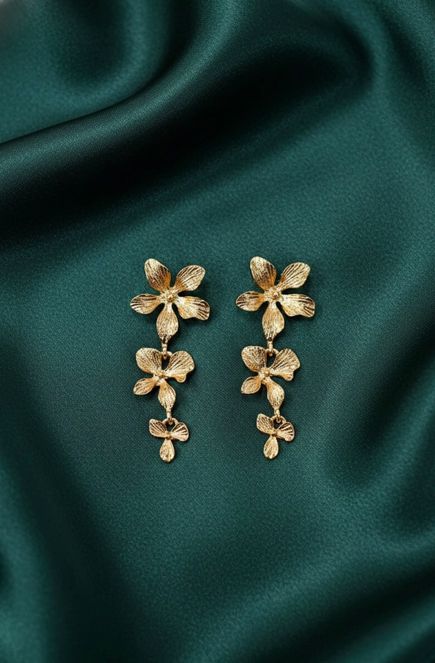 Floral Design Earrings