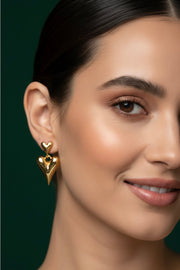 Beautiful Heart Shaped Earrings
