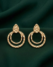 Gold Plated Contemporery Stylish Earrings