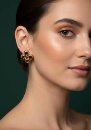 Fancy Golden Antique Studs