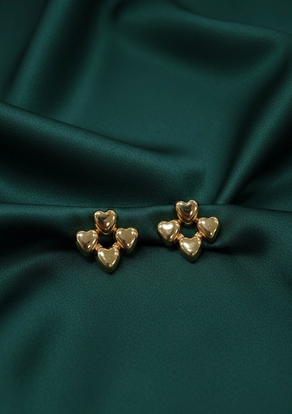 Fancy Golden Antique Studs