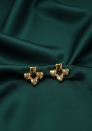 Fancy Golden Antique Studs