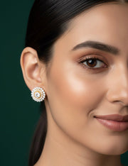 Fancy Beaded Mini Studs