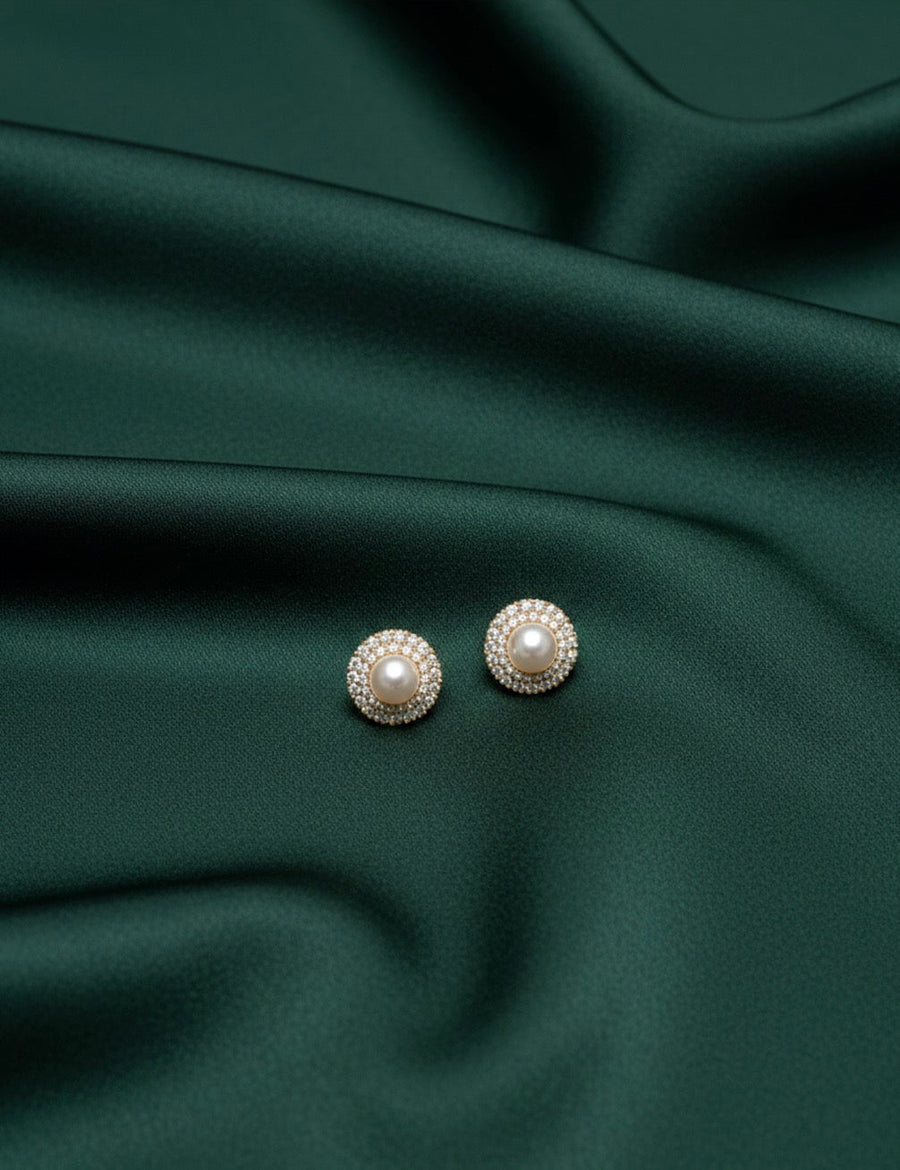 Fancy Pearl & Beaded Mini Studs
