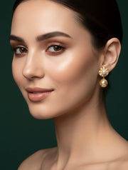 Gold Plated Fancy Earrings
