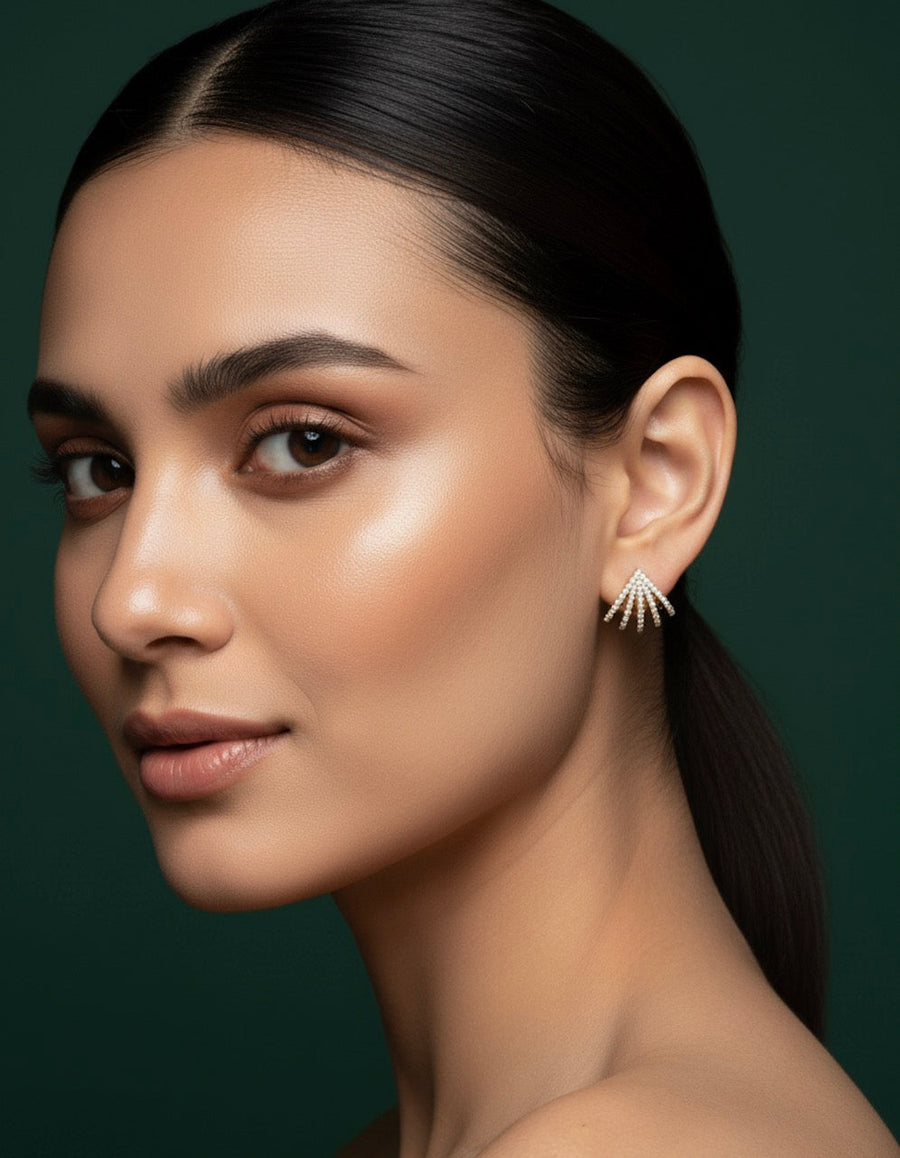 Gold Plated Fancy Studs
