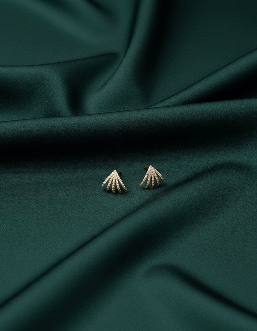 Gold Plated Fancy Studs