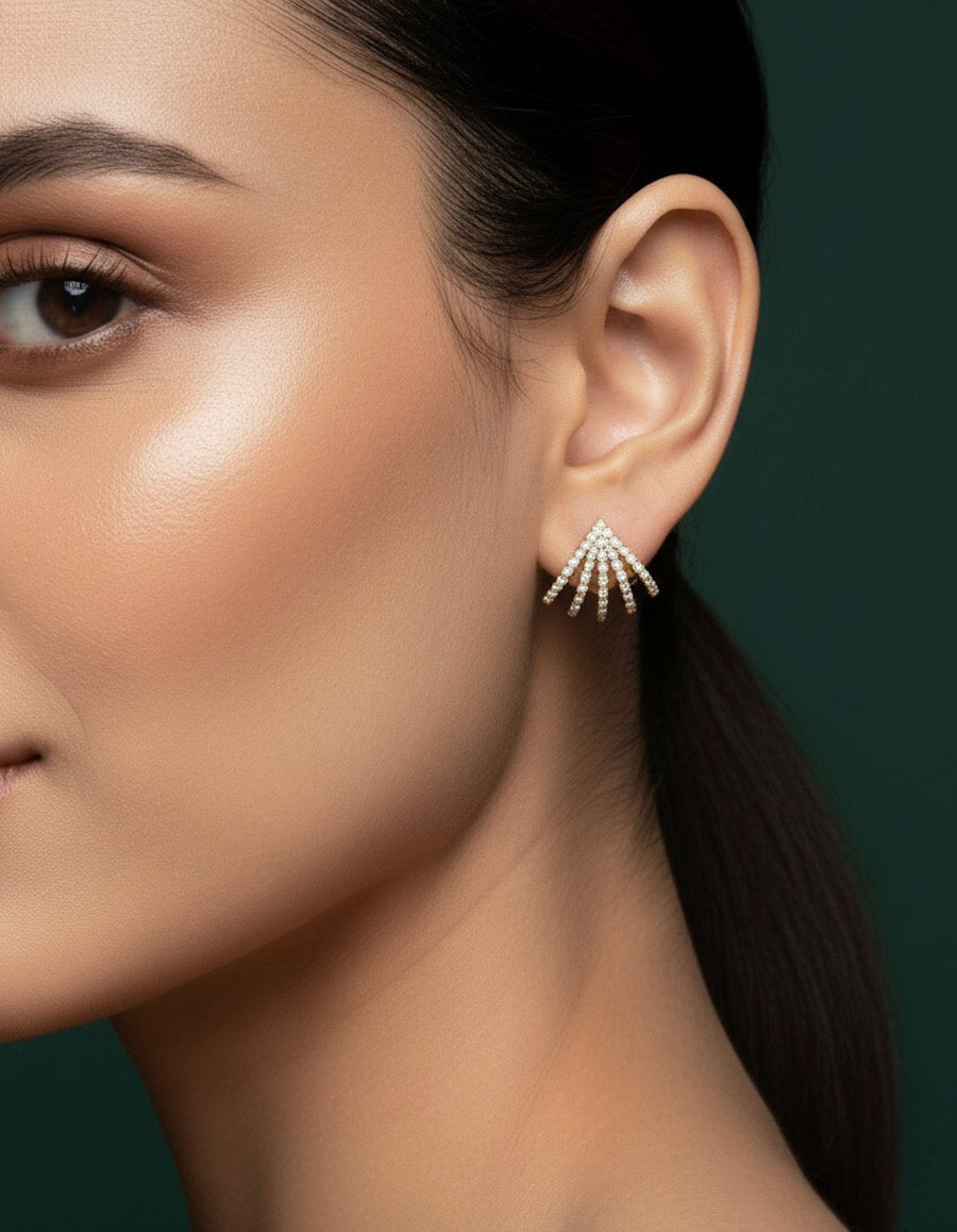 Gold Plated Fancy Studs