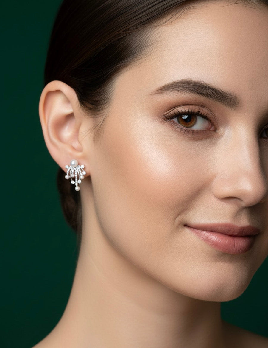 Silver Plated Fancy Studs