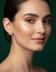 Rose Gold Plated Fancy Studs