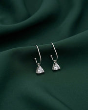 Silver Plated Fancy Hoops