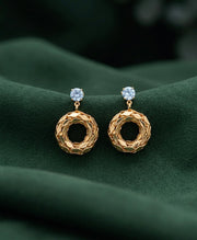 Golden Koren Style Earrings