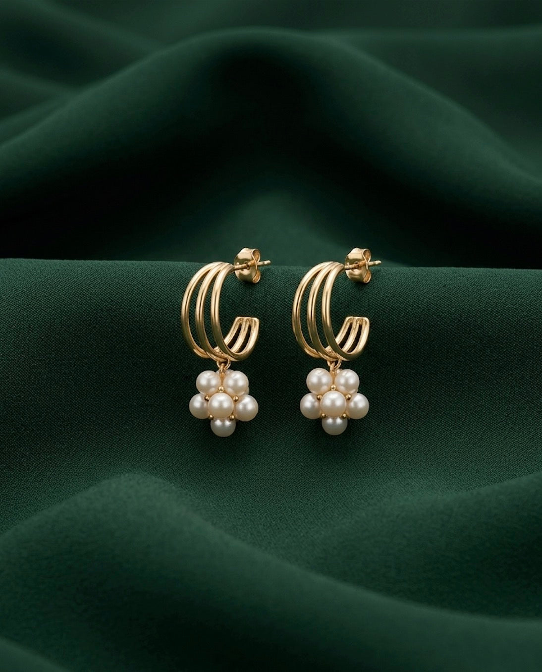 Gold Plated Fancy Earrings