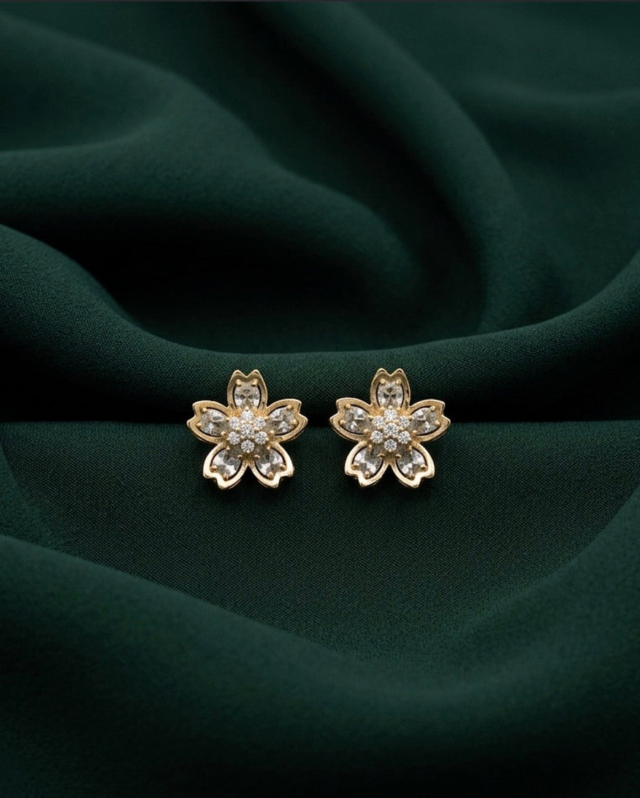 Artificial Beaded Flower Studs