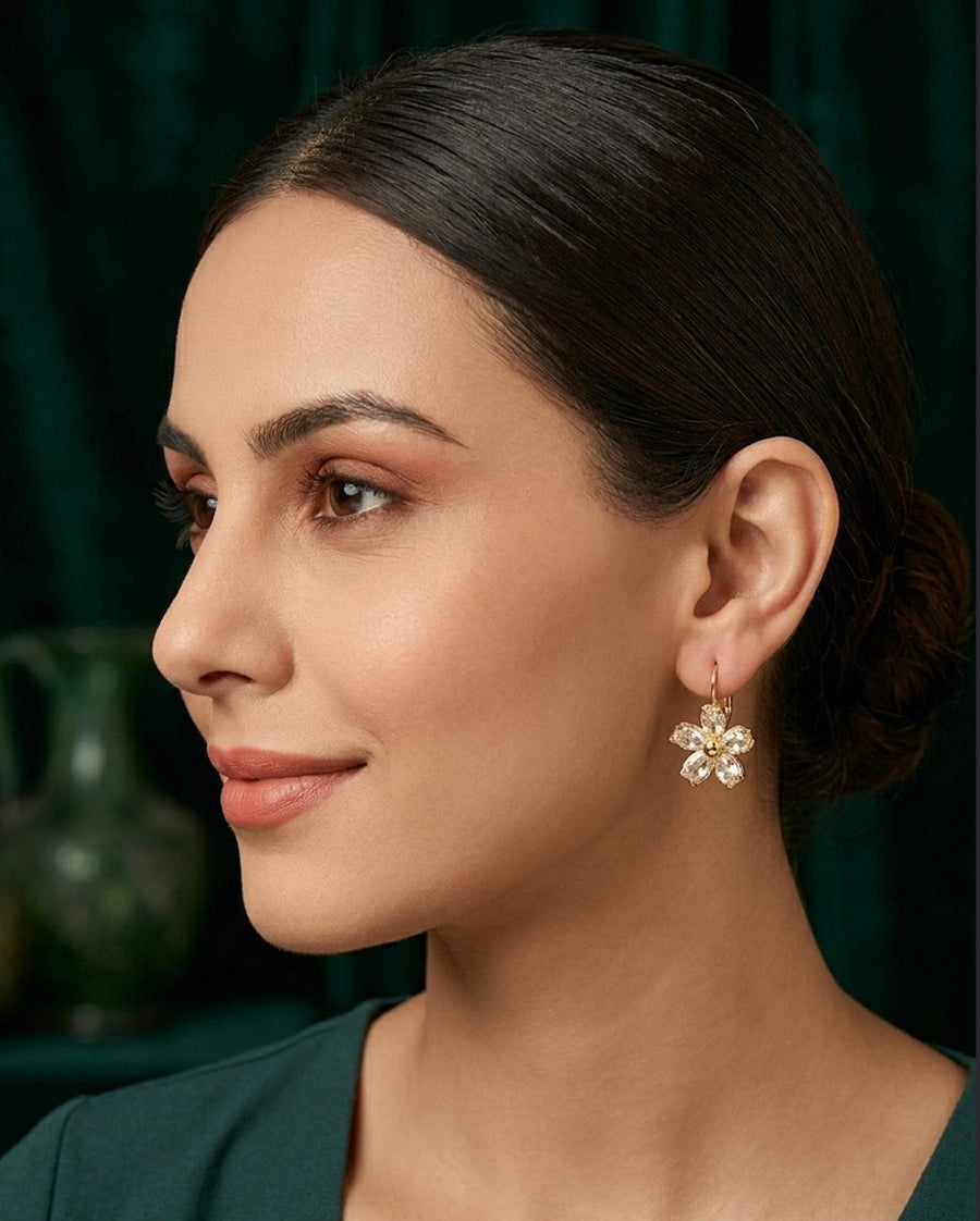 Artificial Beaded Flower Studs