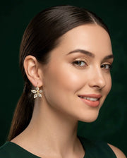Artificial Beaded Mini Stars Hoops