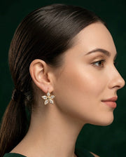 Artificial Beaded Mini Stars Hoops