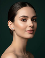 Silver Plated Mini Bow Studs