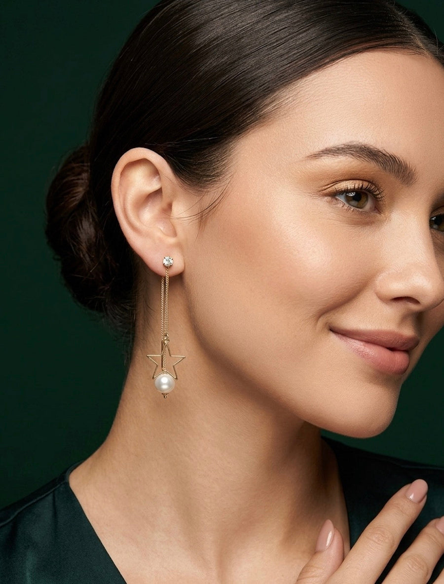 Gold Plated Koren Style Earrings