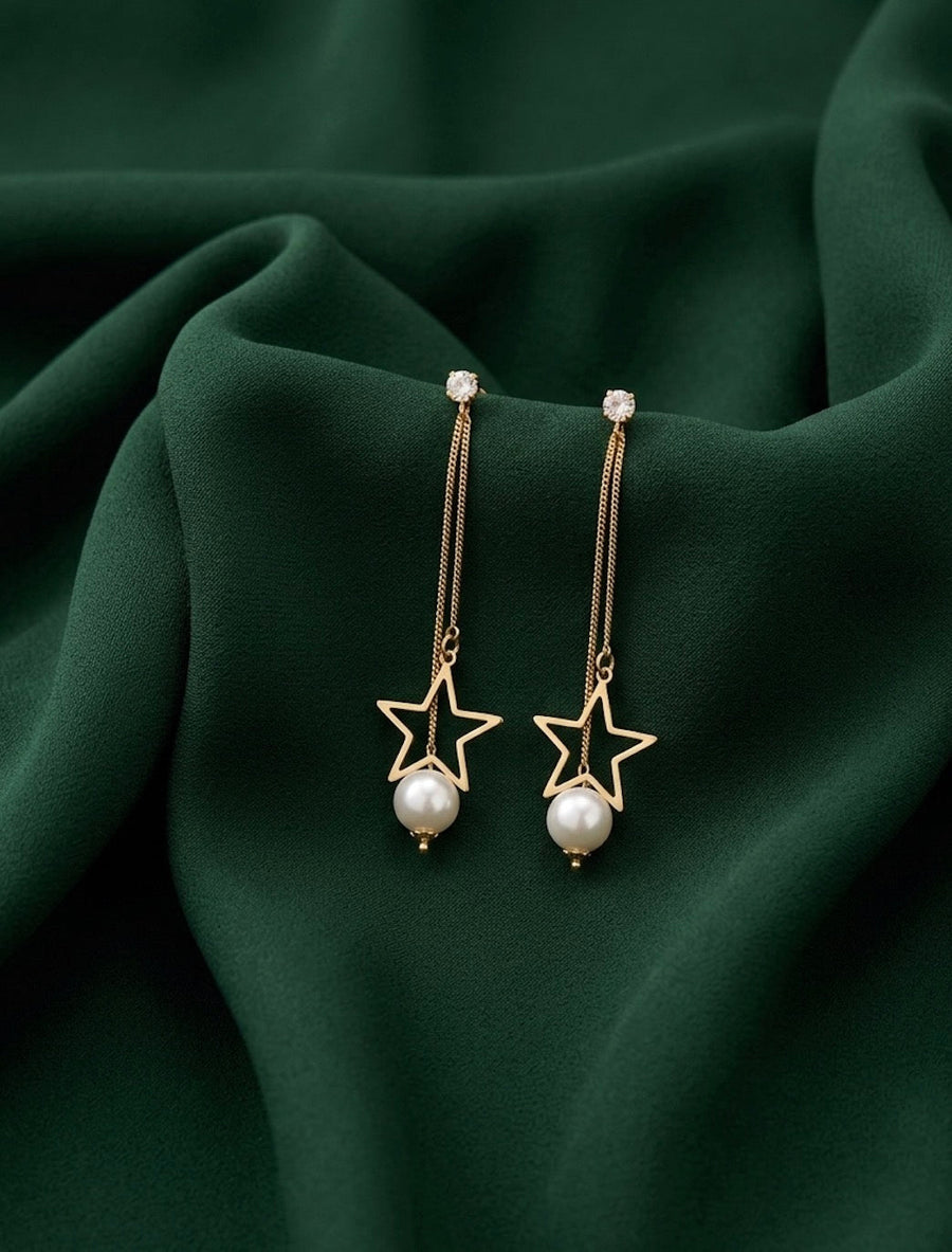 Gold Plated Koren Style Earrings