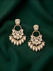 Kundan & Pearl Traditional Ethnic Statement Earrings
