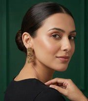 Brass Plated Indo-Western Jhumka